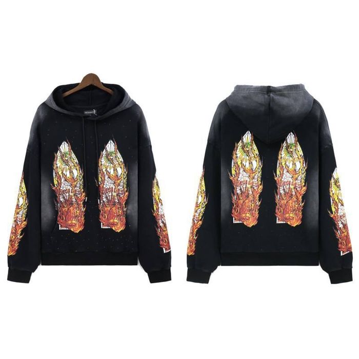 Худи. Who desides war flames glass hoodie