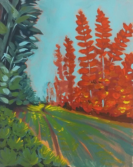 "Prawie niemożliwe", obraz akrylowy, malarstwo, 2023