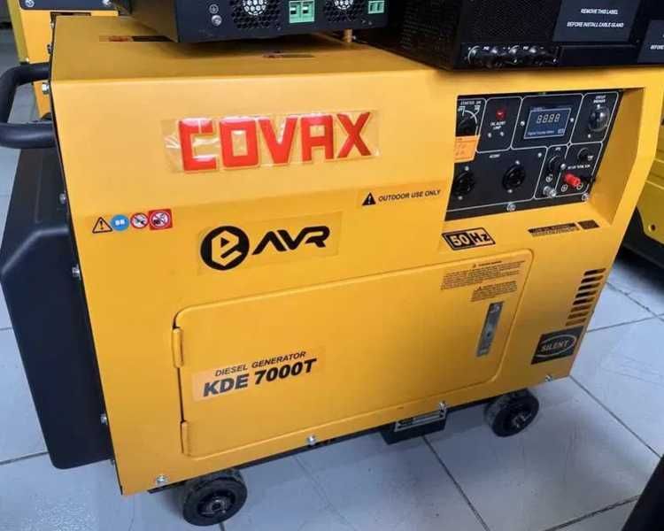 дизельний генератор 5 кв Covax 7000T Silent закритий з чистим синусом