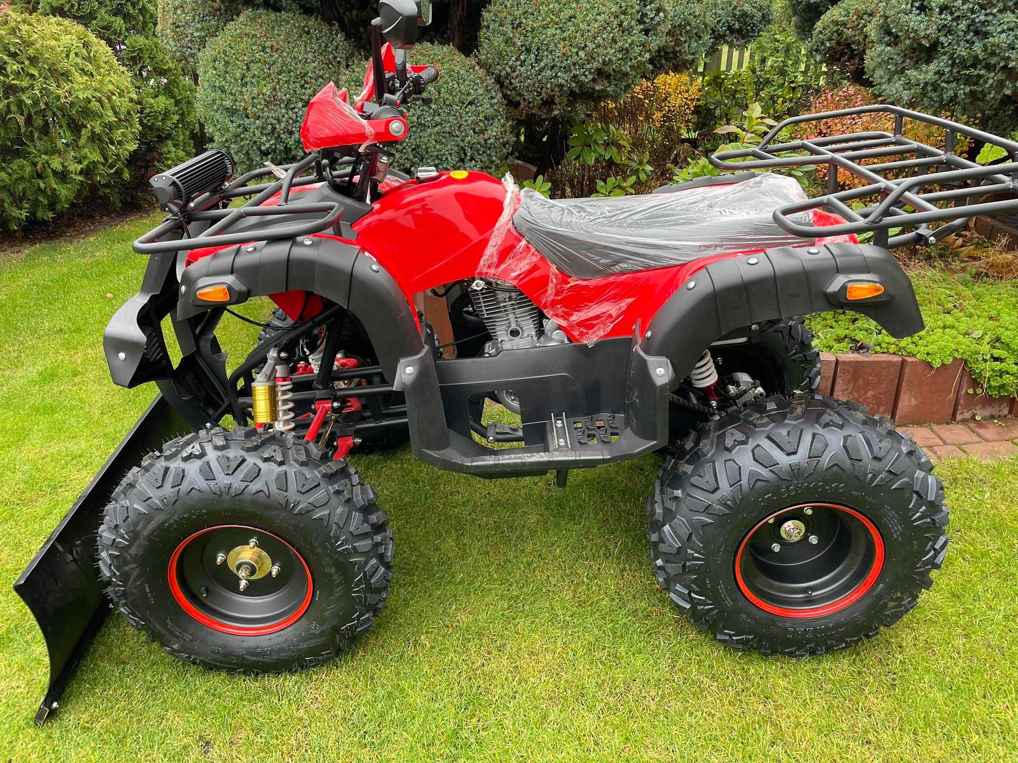 Quad 250cc skrzynia manualna  Licznik Hak Nowy ODŚNIEŻARKA PŁUG GRATIS