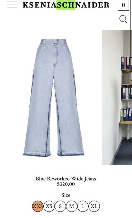 Джинси KSENIA SCHNAIDER Reworked Wide Jeans