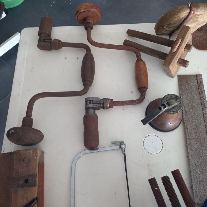 Conjunto de ferramentas carpintaria marcenaria