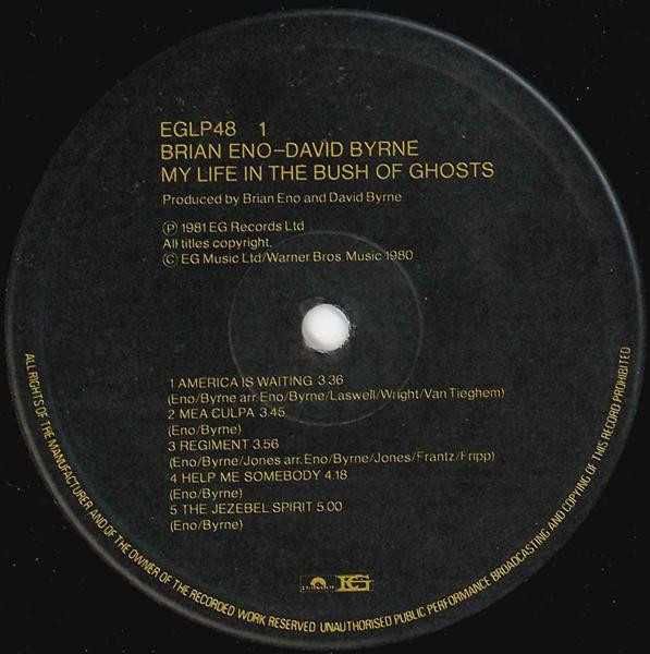 Brian Eno & David Byrne – My Life In The Bush Of Ghosts [Vinyl]