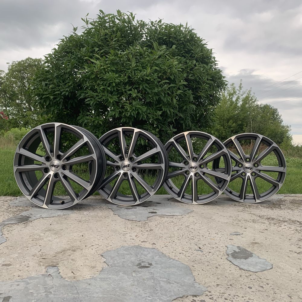 Диски r17 5x108 AEZ Tioga Graphite Volvo титани