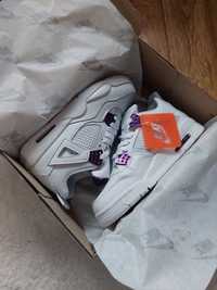 Buty Nike Air Jordan 4 White Metallic Purple 36-45 unisex trampki