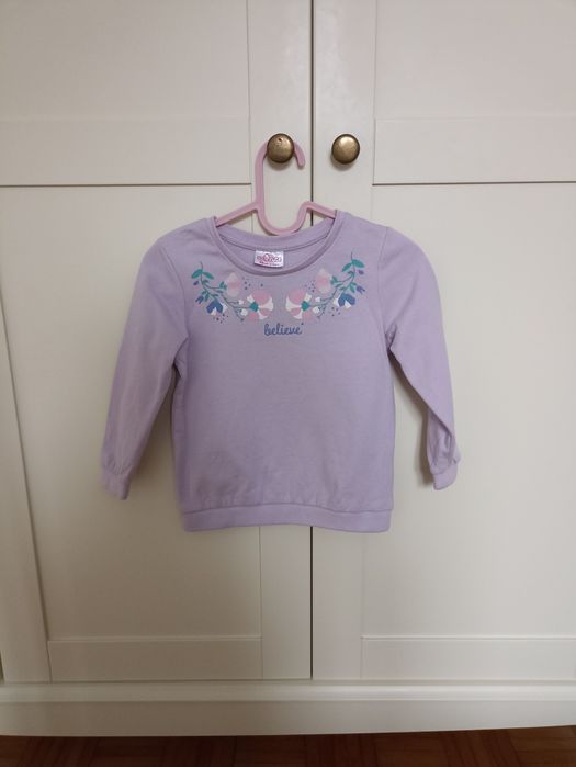 Fioletowa bluza dziewczęca 98 so cute