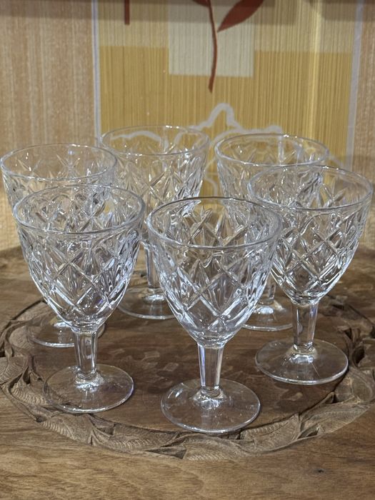 Кришталь. Чарки. Рюмки. 6шт. Вінтаж