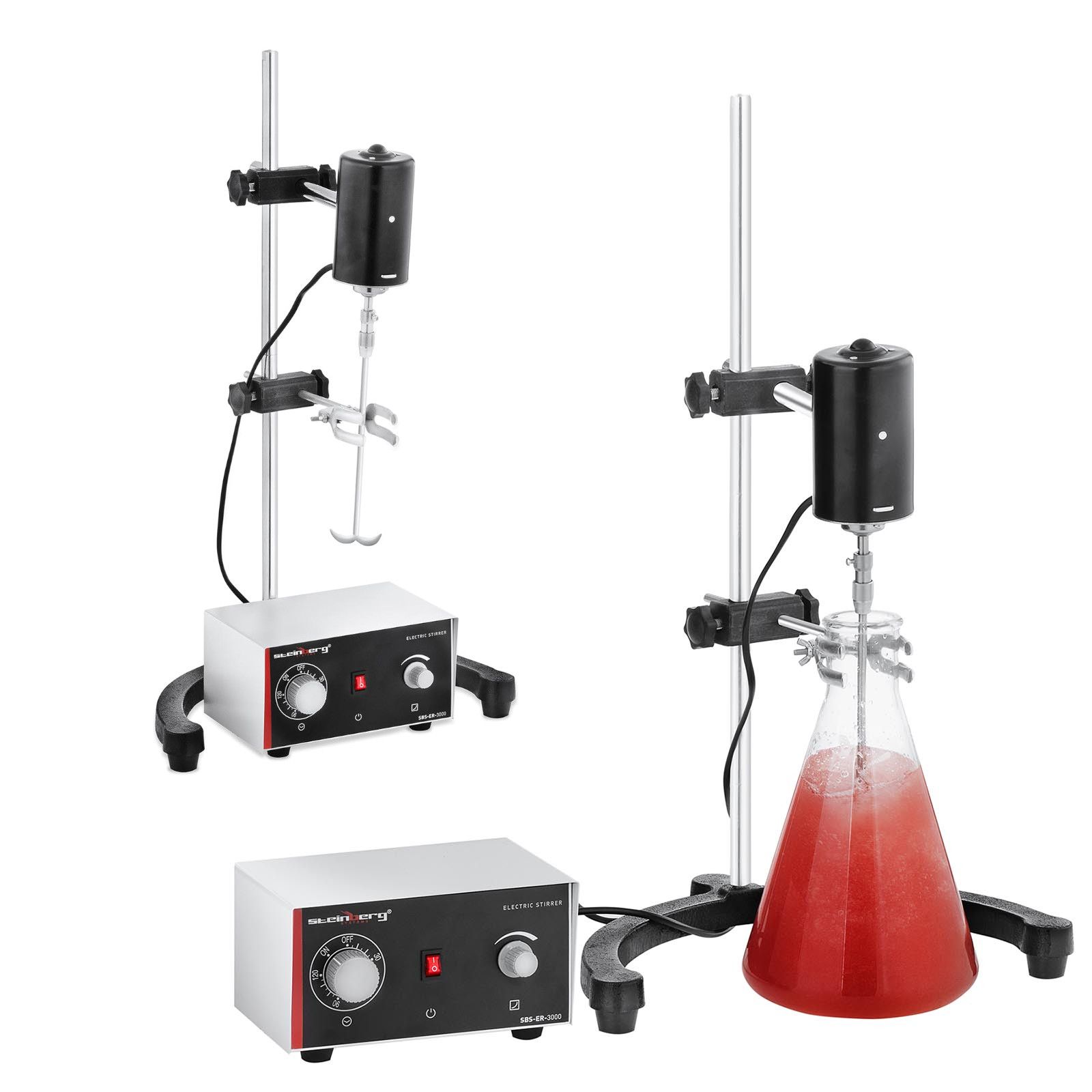 mieszadło mechaniczne laboratoryjne timer 3400 obr./min