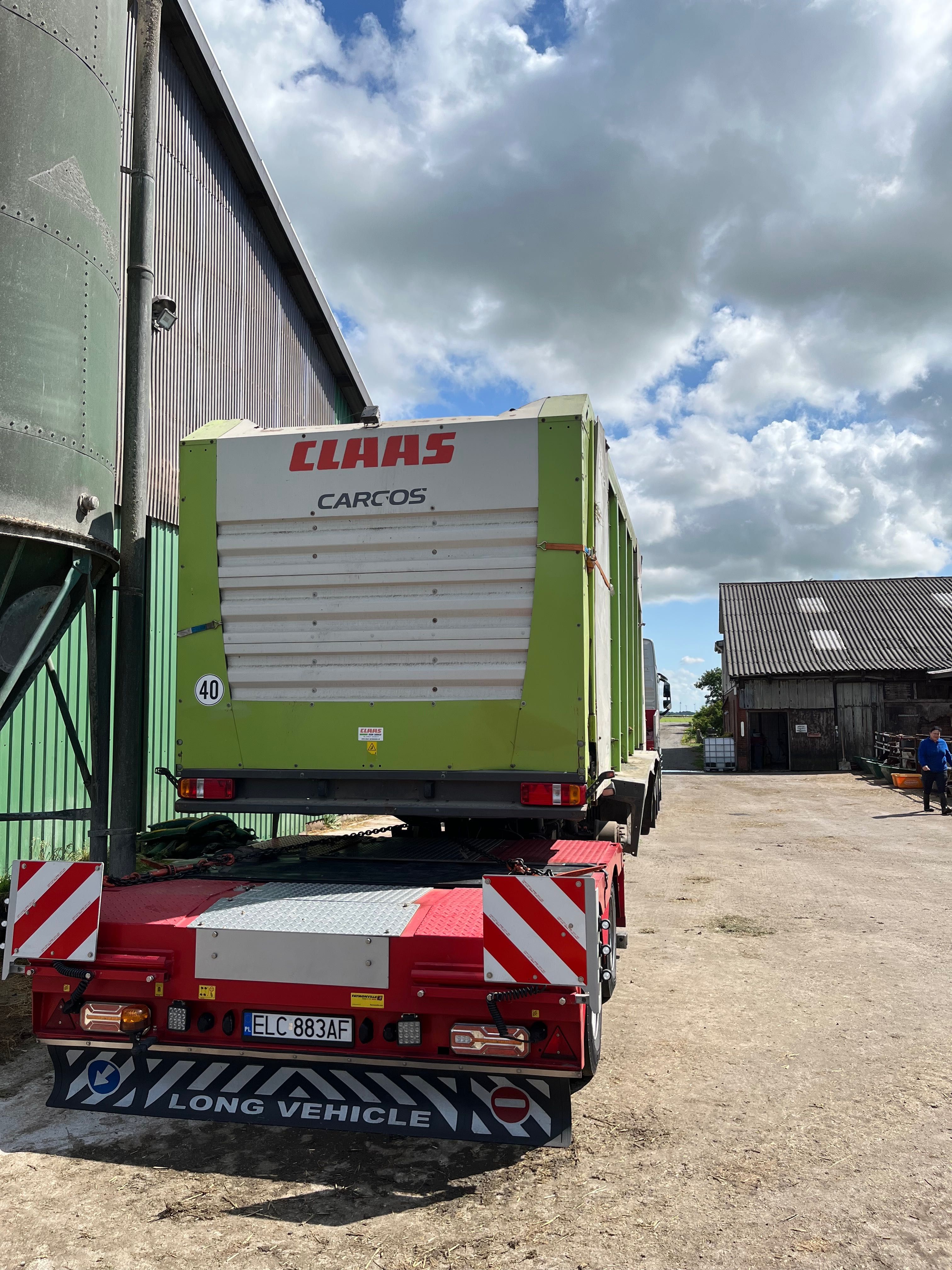 Przyczepa Claas Cargos 9500 z Niemiec