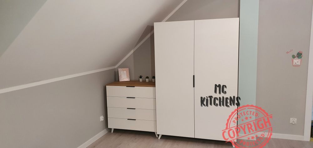 Meble, kuchnie, szafa, szafka, komoda, fronty, kuchnia, projekt na wym
