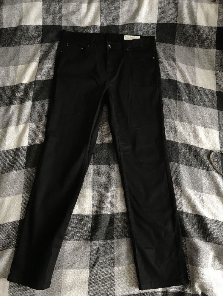 Черные прямые мужские джинсы Livergy straight fit