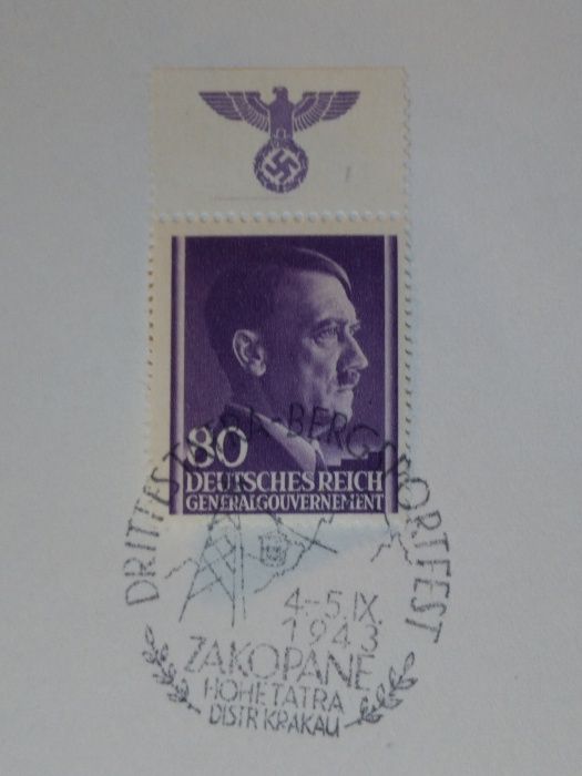 GENERALNA GUBERNIA znaczki pocztowe 1940-44 stemple okolicznościowe