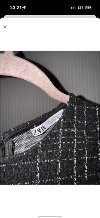 Сукня чорна zara