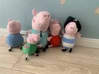 Pluszaki Peppa Pig i jej rodziny