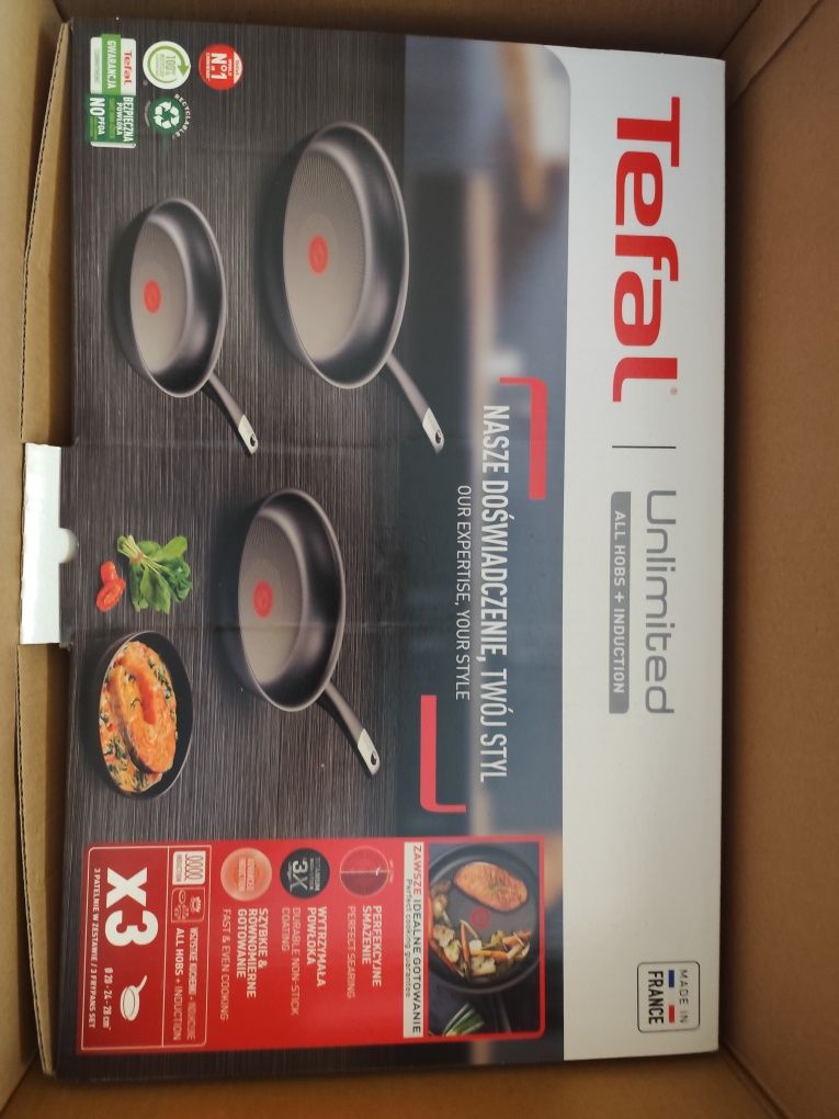 Zestaw patelni Tefal unlimited