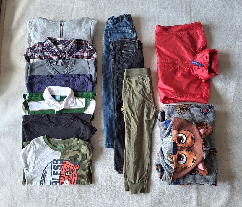 Paka zestaw ubrań r.110/116 m.in. H&M, Garanimals, Next