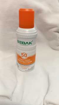 Сонцезахисний спрей SPF 50+ Bebak,