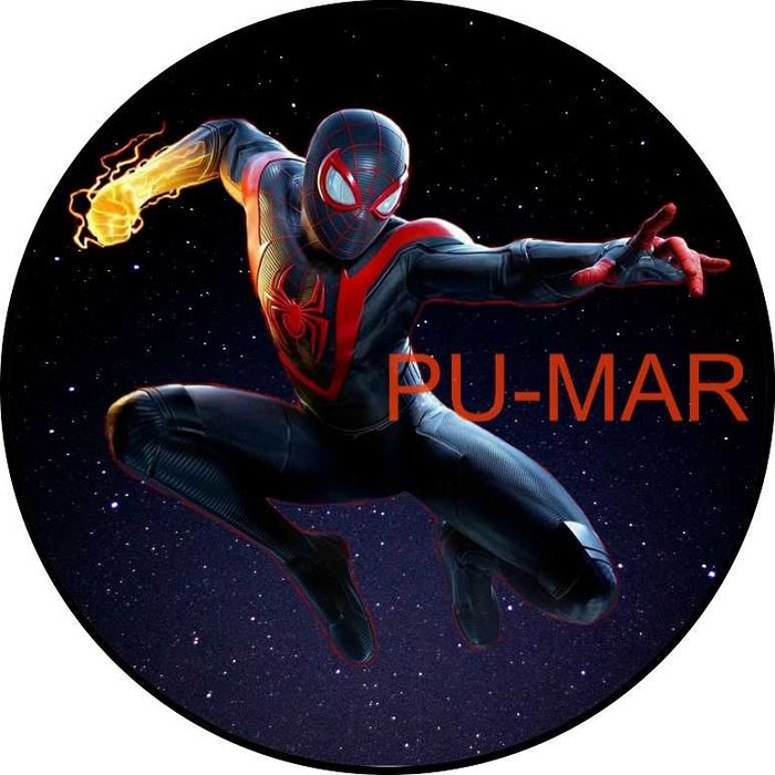 Opłatek na tort Urodziny Spider-Man