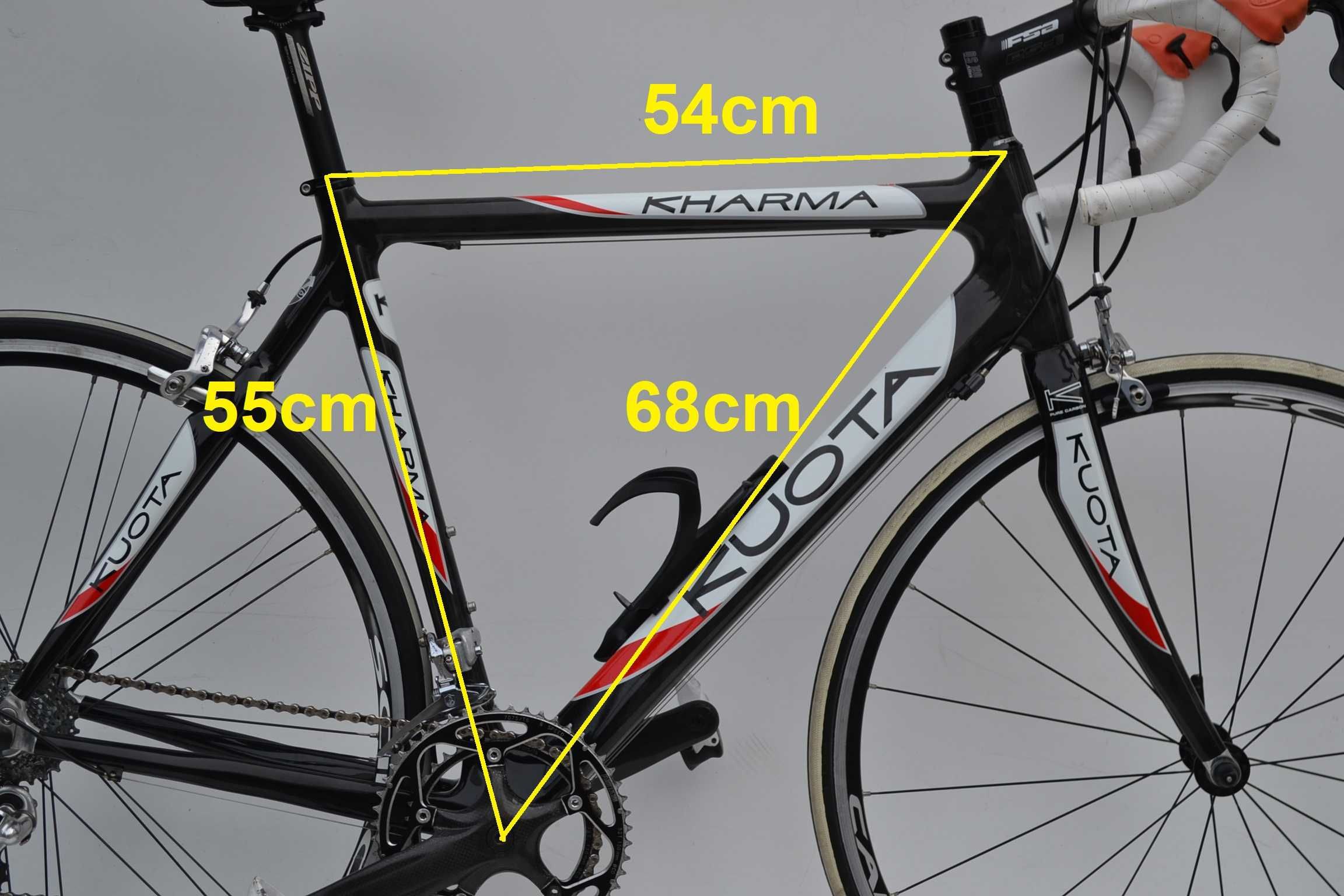 rower szosowy Kuota kharma K 2x10campagnolo chorus carbon 55cm polecam