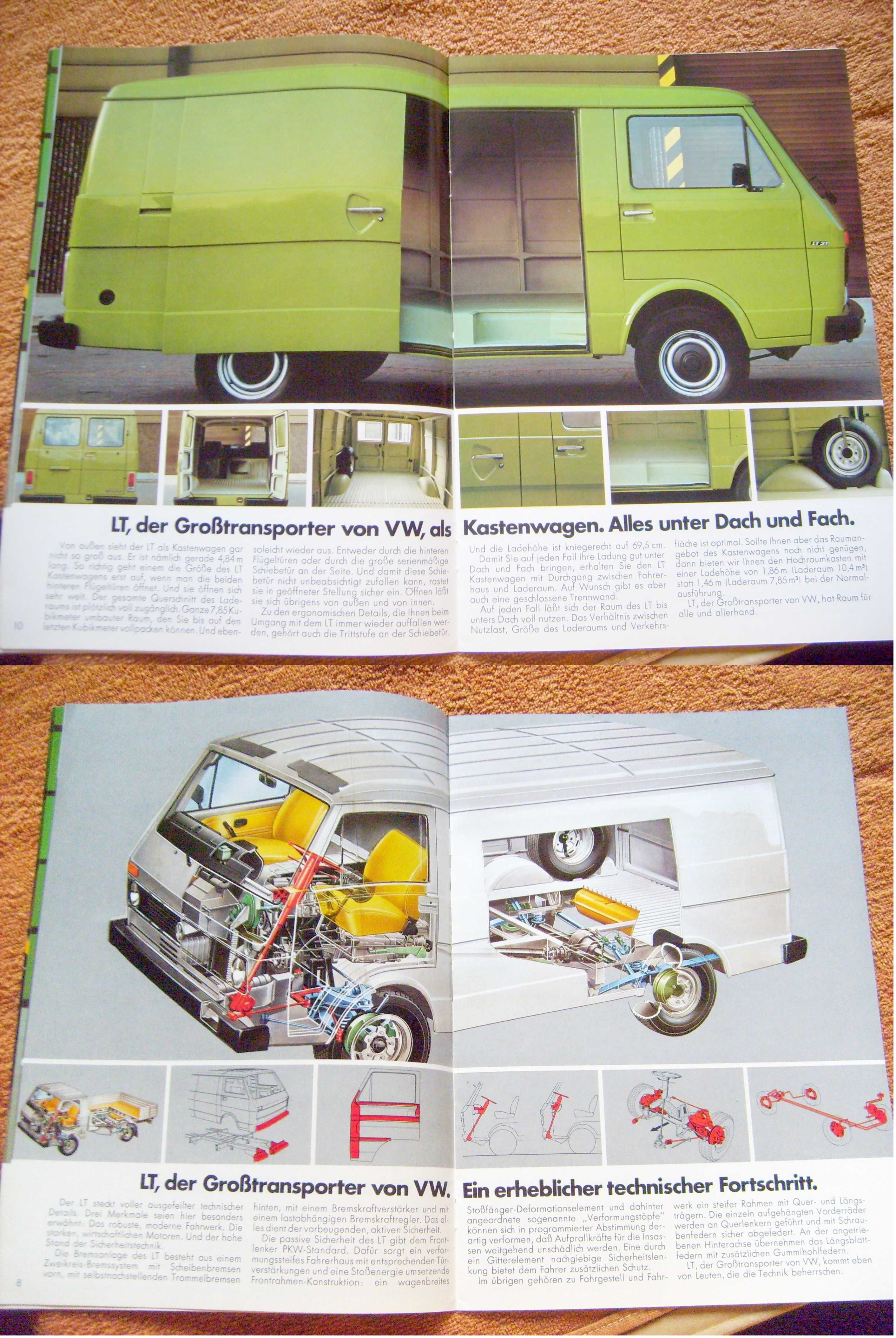 VW VOLKSWAGEN LT 1978 * prospekt 26 str. stan BDB *Wyprzedaż !