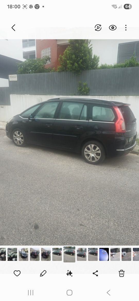 Carrinha citroën c4 grand picasso 1600