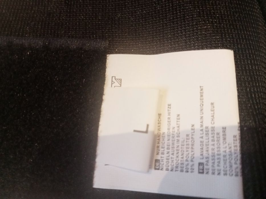 Szelki bezuciskowe L czarne