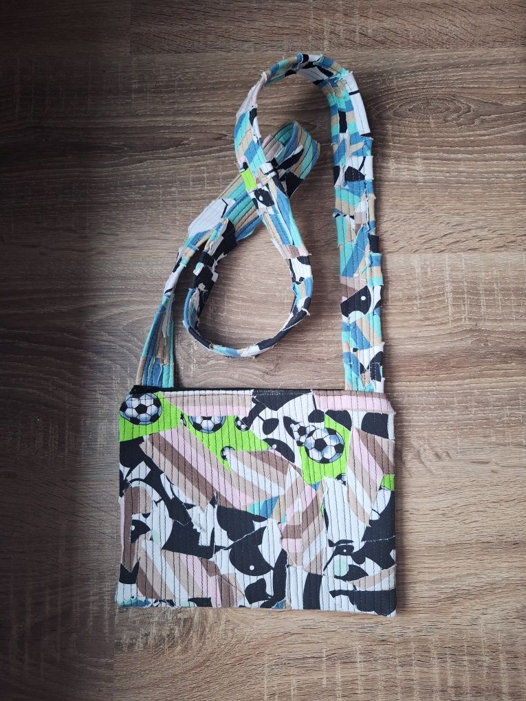 Patchworkowa patchwork torba torebka mala damska HANDMADE ręcznie szyt