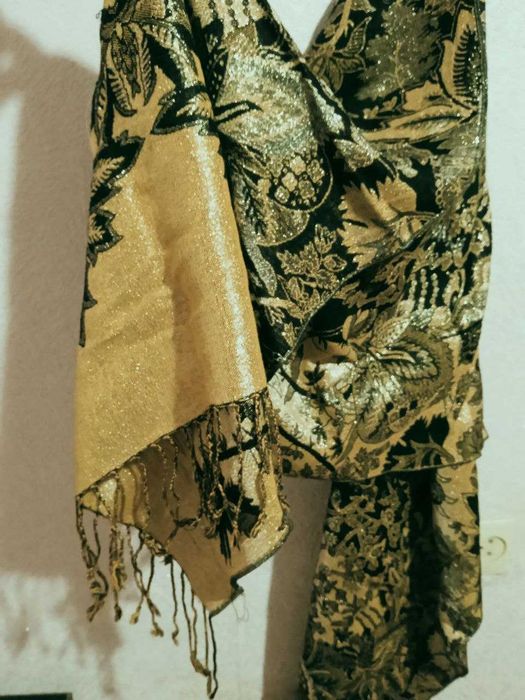 Большой двухсторонний шарф/палантин/платок PASHMINA