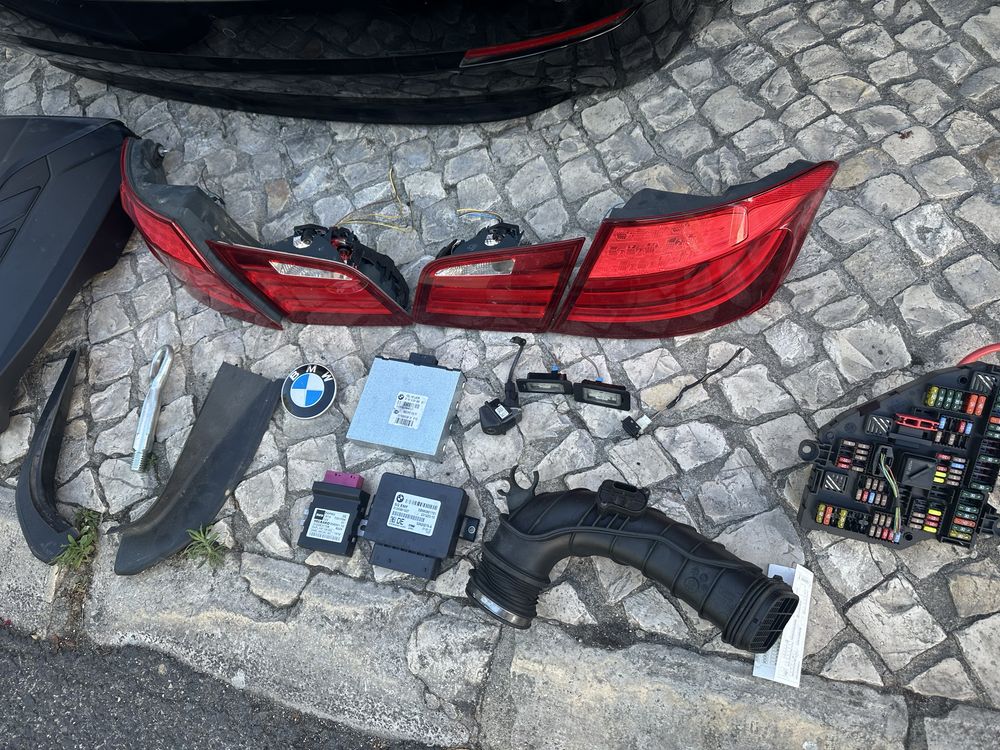 Parachoques tras bmw f10 farolins farolim  tampa motor camara tras
