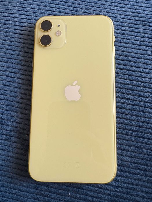 iPhone 11 128GB, żółty, super stan