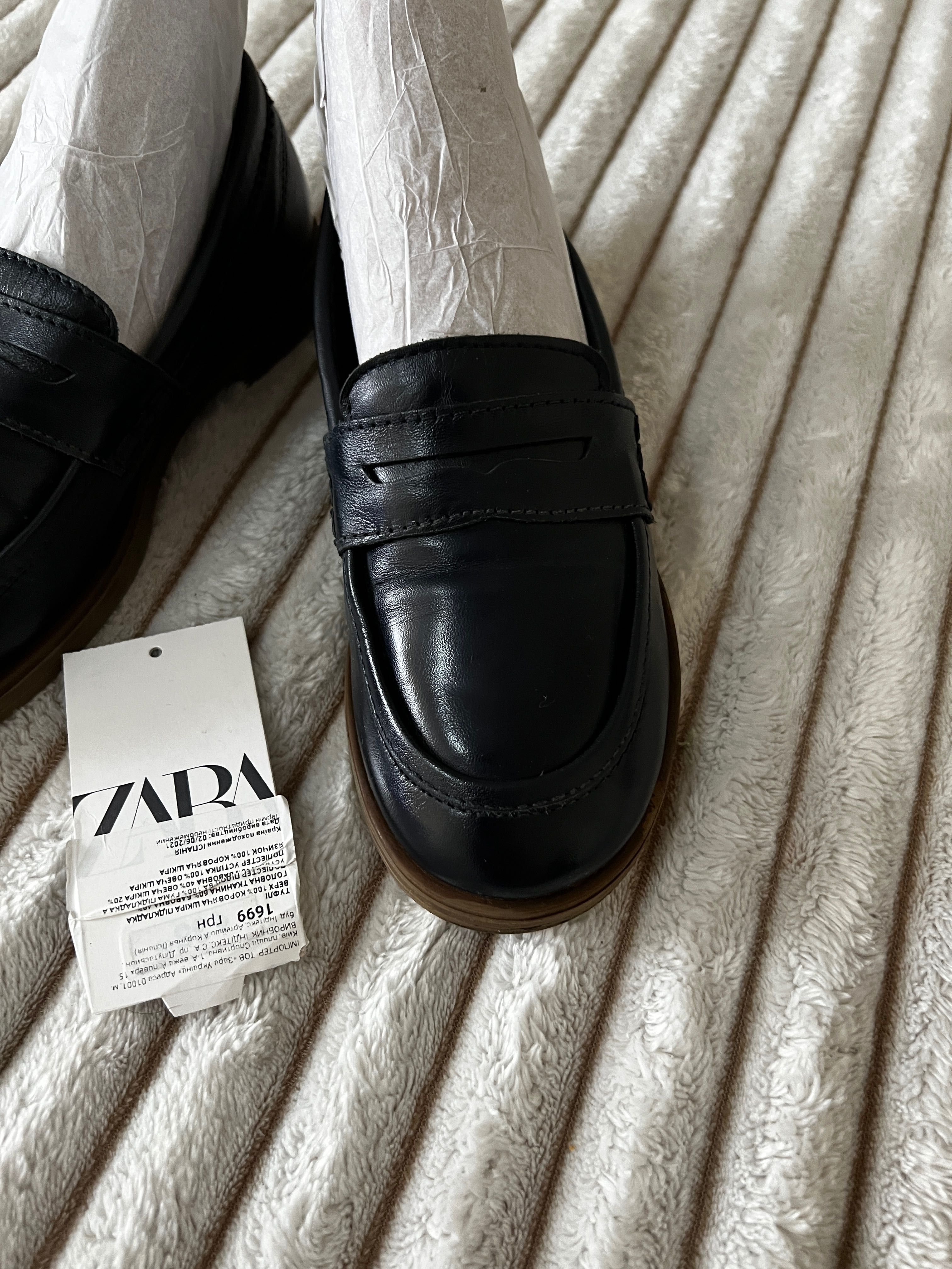 Туфлі ZARA повністю натуральна шкіра