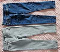 Nowe spodnie jeansowe 2 szt. r. 116 C&A