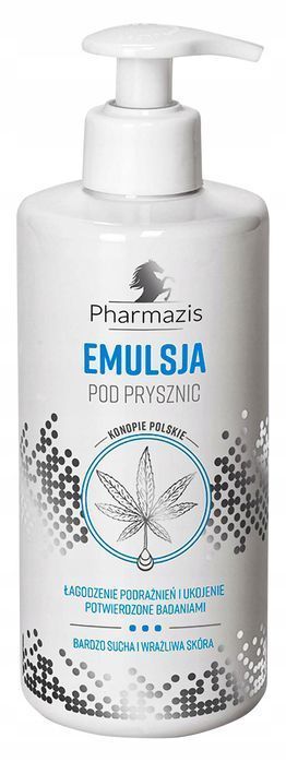 Emulsja Płyn pod prysznic i do kąpieli PHARMAZIS 400ml Konopie polskie