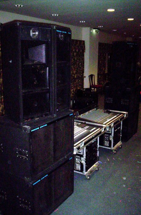 pa sistema de som furacão+mesa mistura behringer MX8000