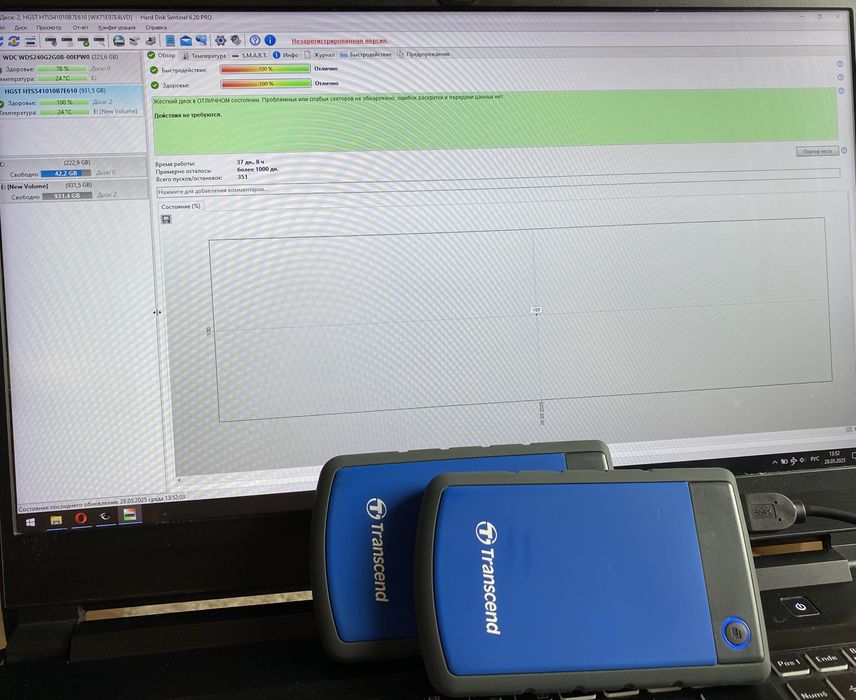 Жесткий диск 1TB Transcend
