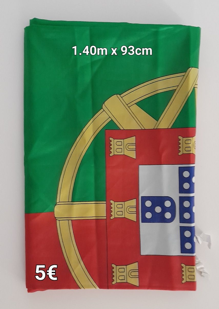 Bandeira e cachecol de Portugal