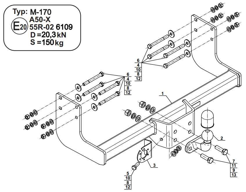 HAK HOLOWNICZY + Moduł 7P Mercedes Sprinter III Furgon 3.924m od 2018