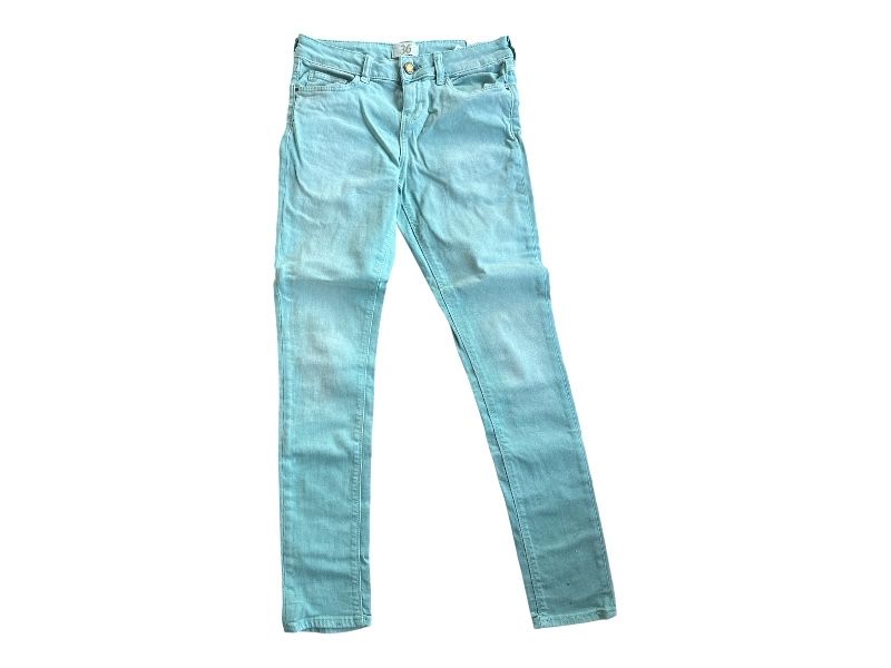 Spodnie Zara Basic miętowe r. 36