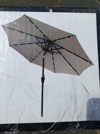 Parasol kingsleeve led 3m solarny wlacznik okazja !