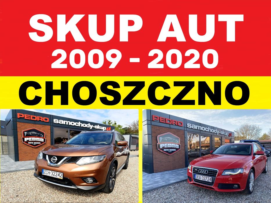 PEDRO – SKUP AUT CHOSZCZNO (2009r-2020r) - Sprawne lub do naprawy