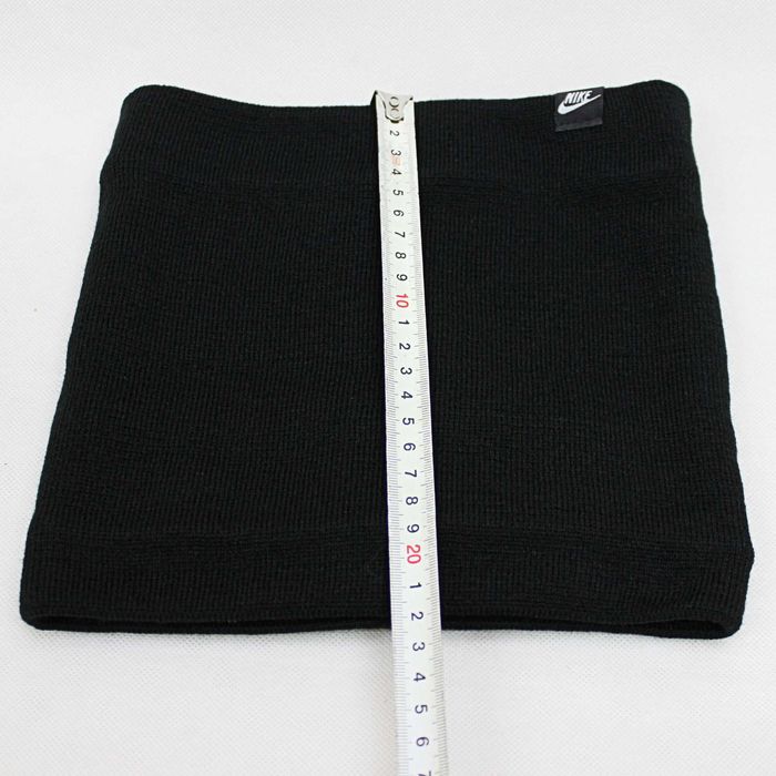 Комплект шапка бафф найк (Nike) чорний з білою вишивкою  ZE00105-1