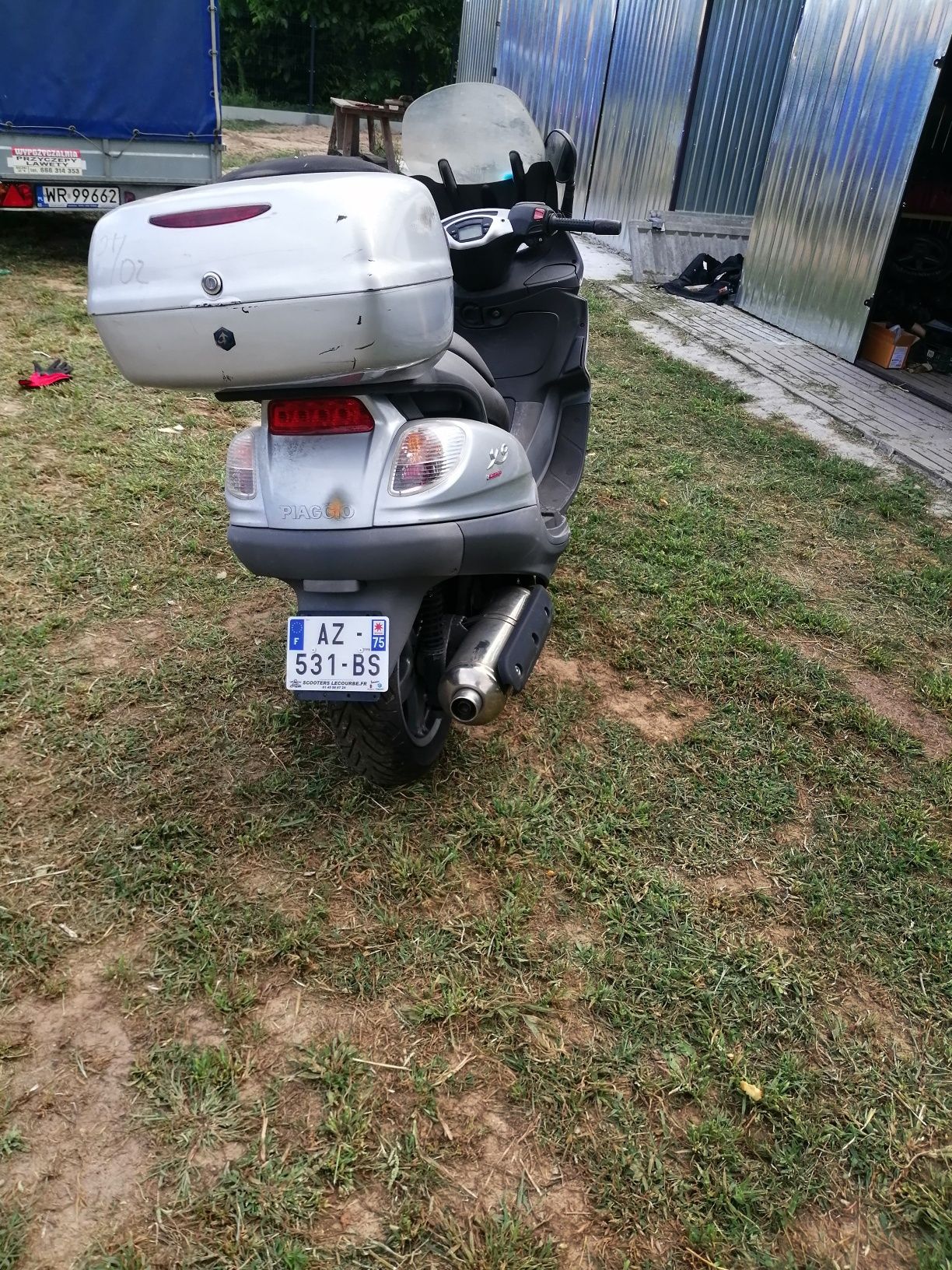 Piaggio X9 evolution poj. 500cm, 125cmsilnik,plastiki,lampy,instalacja