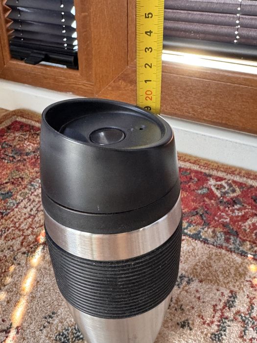 Kubek termiczny srebrny