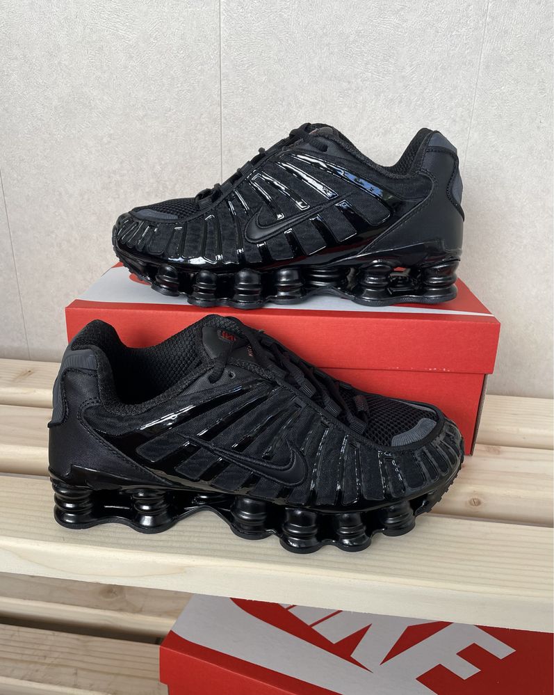 Кросівки Nike Shox TL "Triple Black" | Кросівки найки шокс