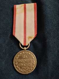 Medal za ratowanie ginących replika.