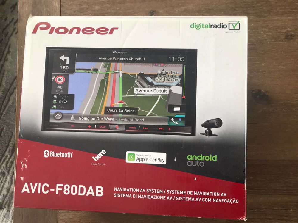 Pioneer AVIC-F80DAB 2-DIN 7 cali
