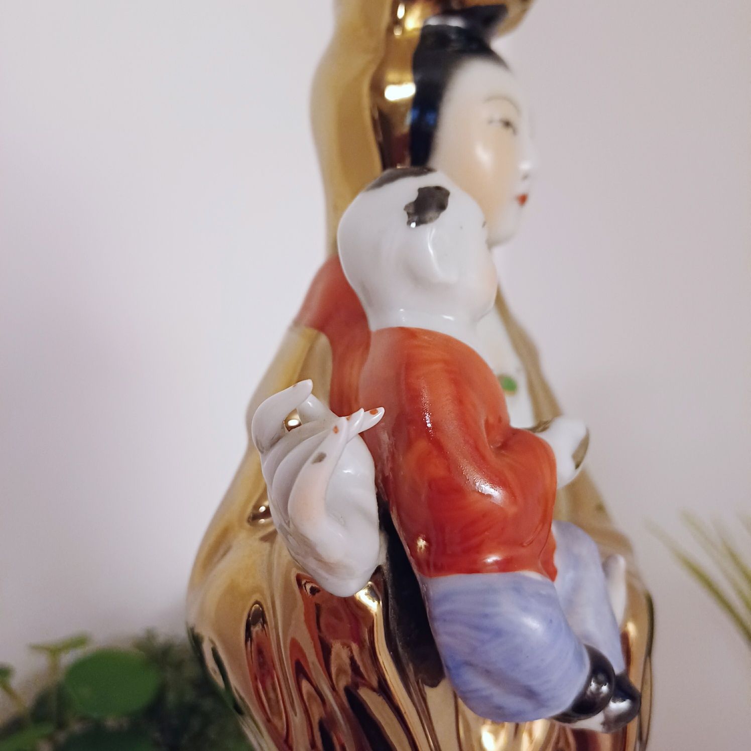 China Grande Estatua Porcelana Kuan Yin