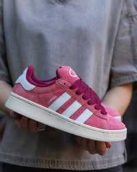 Жіночі кросівки адідас кампус Adidas Campus 00s Suede Pink Strata