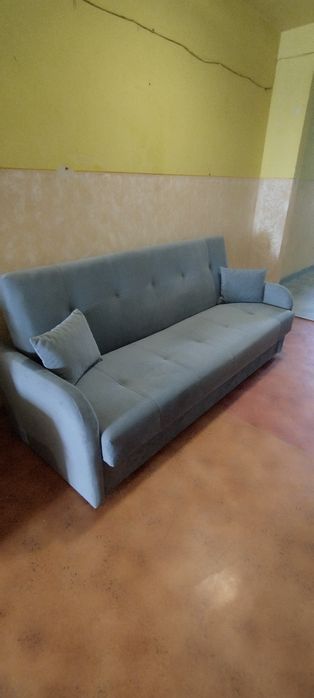 Wersalka rozkładana szara