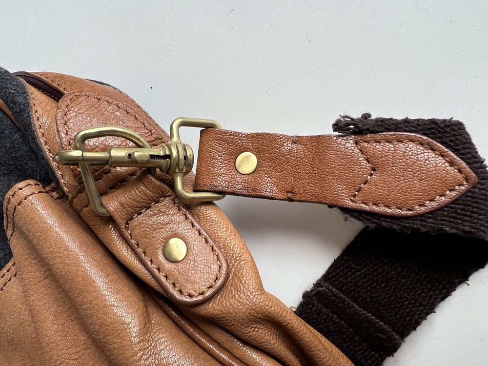 Torba skórzana Massimo Dutti